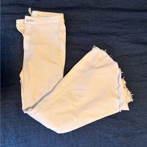Free people white flare pant